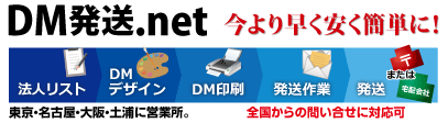 DM発送.net 今より早く安く簡単に!